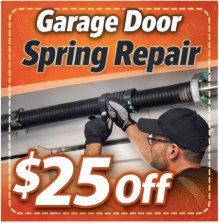 Coupon - Garage Door Spring Repair $25 Off
