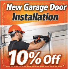 Coupon - New Garage Door Installation 10% Off