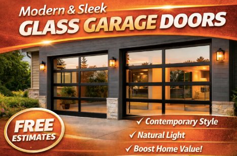 Glass Garage Door Installation Shelton CT